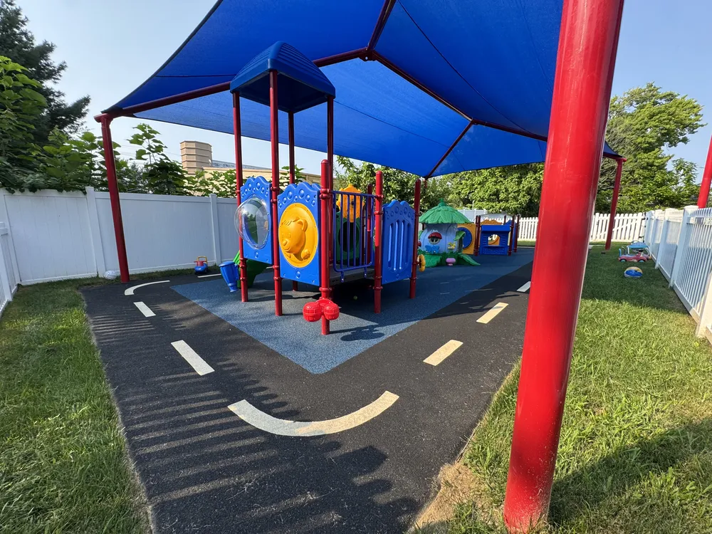 Daycare playground with shade and surfacing, North Brunswick, NJ
