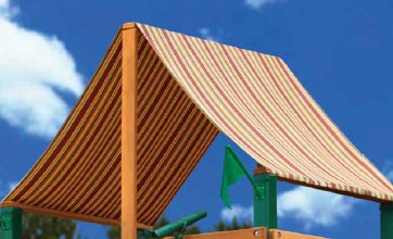 Sunbrella Top for a Swing Set