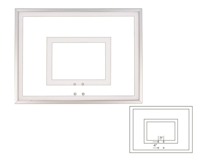 First Team Acrylic Backboard 36 x 48 inch - FT210