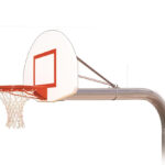 First Team Brute Max In Ground Outdoor Fixed Height Basketball Hoop 54 inch Fan Shaped Aluminum