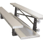 First-Team-FanStand-Indoor-Tip-N-Roll-Bleachers-2-row-2-foot-9