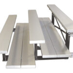 First-Team-FanStand-Indoor-Tip-N-Roll-Bleachers-3-row-2-foot-9