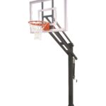 First Team Force III In Ground Outdoor Adjustable Basketball Hoop 54 inch Acrylic