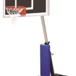 First Team Fury Eclipse Adjustable Portable Basketball Hoop 60 inch Smoked Glass