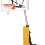 First Team Fury Nitro Adjustable Portable Basketball Hoop 60 inch Tempered Glass