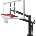 First Team HydroShot Select Adjustable Pool Side Basketball Hoop 60 inch Acrylic