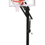 First Team Jam II In Ground Outdoor Adjustable Basketball Hoop 48 inch Acrylic