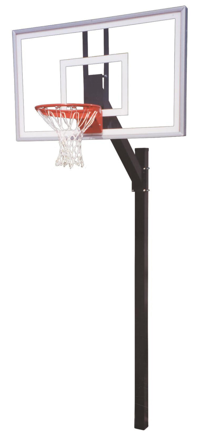 First Team Legacy Select In Ground Fixed Height Outdoor Basketball Hoop 60 inch Acylic