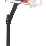 First Team Legend Jr Pro In Ground Fixed Height Outdoor Basketball Hoop 60 inch Tempered-Glass