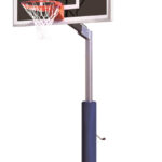 First Team Rampage Eclipse Adjustable Portable Basketball Hoop 60 inch Smoked Glass