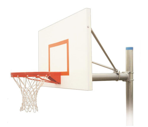 First Team Renegade Endura In Ground Outdoor Fixed Height Basketball Hoop 72 inch Aluminum