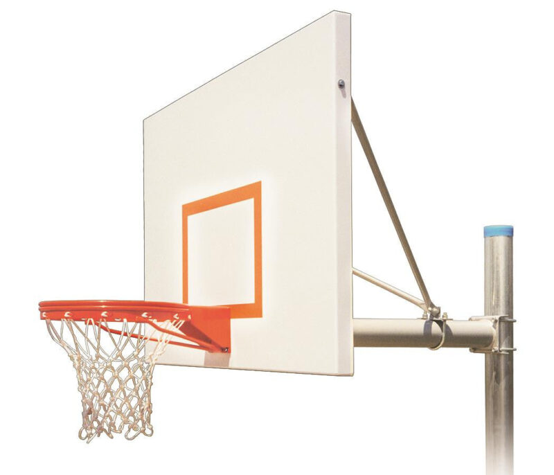 First Team Renegade Impervia In Ground Outdoor Fixed Height Basketball Hoop 60 inch Aluminum