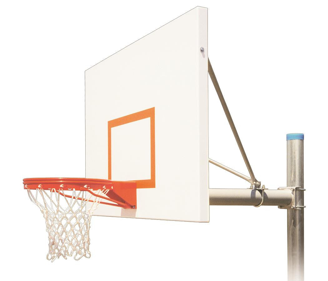 First Team Renegade Playground In Ground Outdoor Fixed Height Basketball Hoop 60 inch Steel