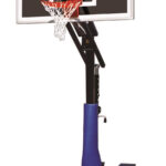 First Team Rolla Jam Eclipse Adjustable Portable Basketball Hoop 60 inch Smoked Glass