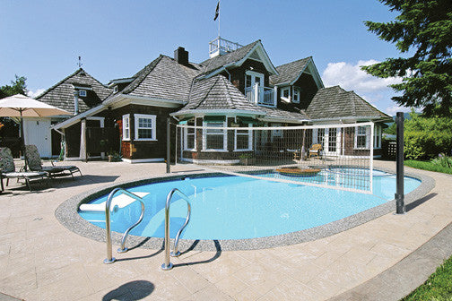 First-Team-Stellar-Aqua-Poolside-Complete-Recreatrional-Volleyball-System