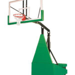 First Team Storm Arena Portable Adjustable Basketball Hoop 72 inch Tempered Glass
