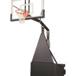 First Team Storm Pro Portable Adjustable Basketball Hoop 60 inch Tempered Glass