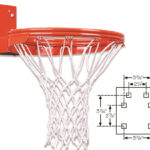 First Team Super Duty Double Rim Rear Mount Fixed Basketball Goal FT170DR