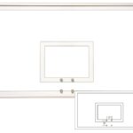 First Team Tempered Glass Response Backboard 42 x 72 inch-FT232