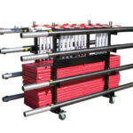 First-Team-The-Mule-Volleyball-Court-Storage-Cart-Volleyball-Accessories