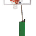 First Team Thunder Pro Portable Adjustable Basketball Hoop 60 inch Tempered Glass