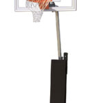First Team Thunder Ultra Portable Adjustable Basketball Hoop 54 inch Tempered Glass