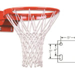 First Team Tube Tie Adjustable Competition Breakaway Basketball Goal FT192TA