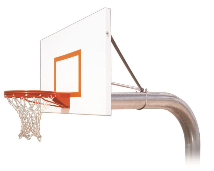 First Team Tyrant Extreme In Ground Outdoor Fixed Height Basketball Hoop 60 inch Steel