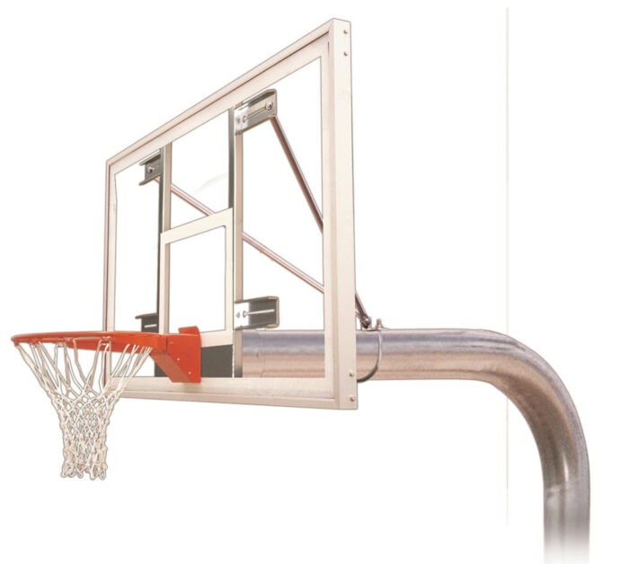 First Team Tyrant Supreme In Ground Outdoor Fixed Height Basketball Hoop 72 inch Acrylic