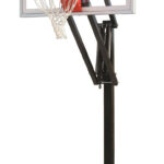 First Team Vector III In Ground Outdoor Adjustable Basketball Hoop 54 inch Acrylic