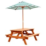 Gorilla-Playsets-Children’s-Picnic-Table-White-Back-Side2
