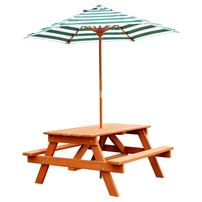 Gorilla-Playsets-Children’s-Picnic-Table-White-Back-Side2