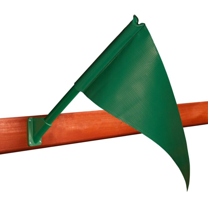 Gorilla-Playsets-Flag-Kit-Green-White-Back-Installed