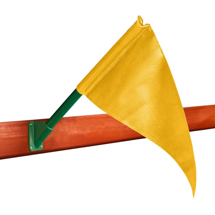 Gorilla-Playsets-Flag-Kit-Yellow-White-Back-Installed