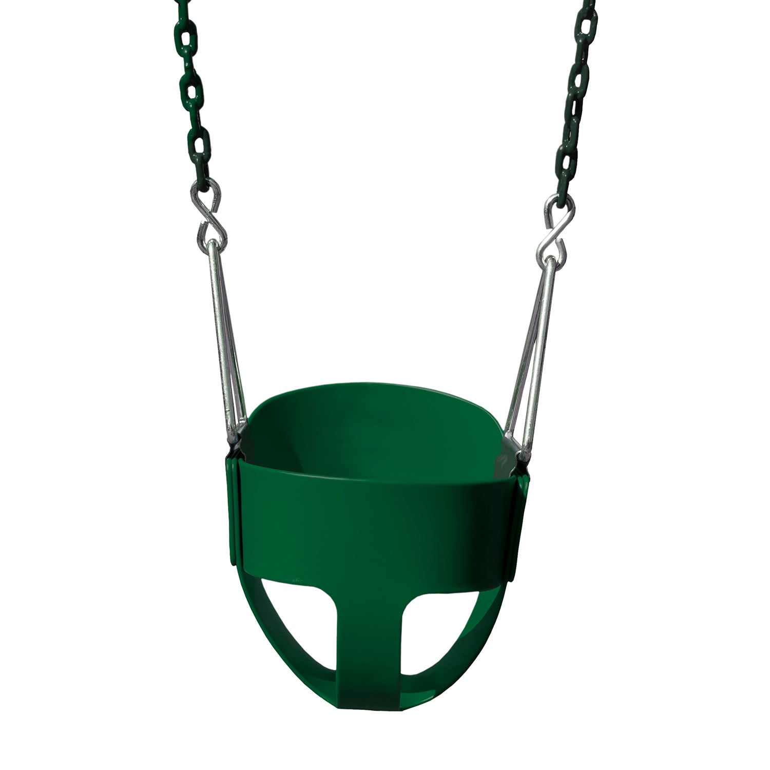 Gorilla-Playsets-Full-Bucket-Swing-Green-White-Back
