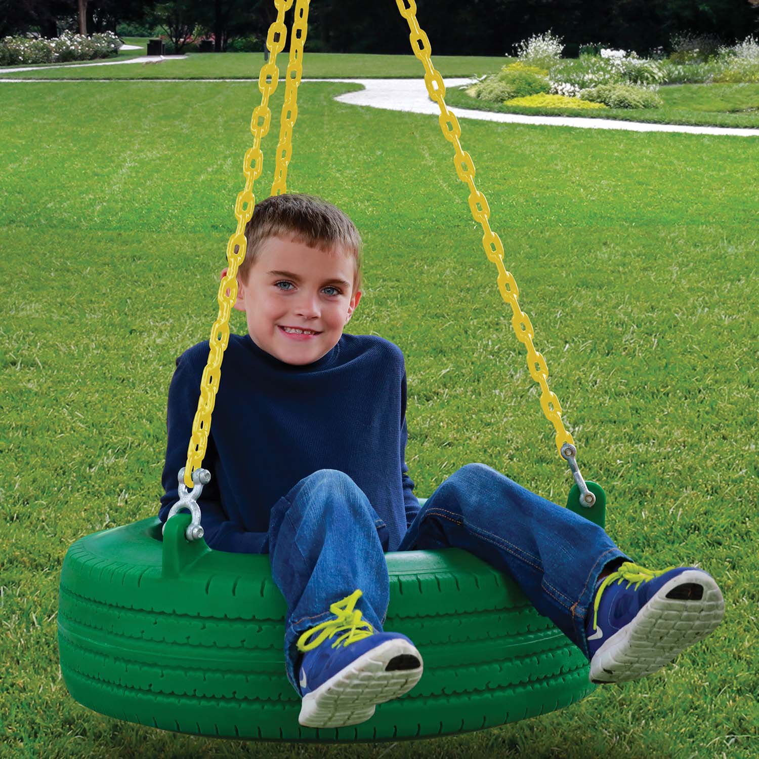 Gorilla-Playsets-Tire-Swing-Green-W-Kid