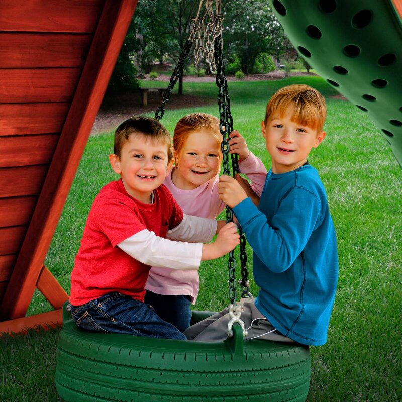 Gorilla-Playsets-Tire-Swing-Green-W-Kids