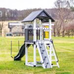 King-Swings-Care-Bear-Castle-Vinyl-Swing-Set-Back-Right
