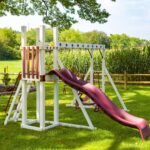 King-Swings-Honeybear-Hangout-Vinyl-Swing-Set-Side
