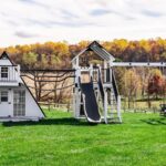 King-Swings-The-Chalet-A-Frame-Playset-Front