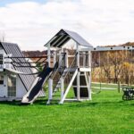 King-Swings-The-Chalet-A-Frame-Playset-Side-Right
