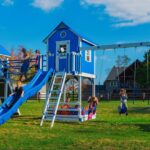 King-Swings-The-Chateau-Vinyl-Swing-Set-Side
