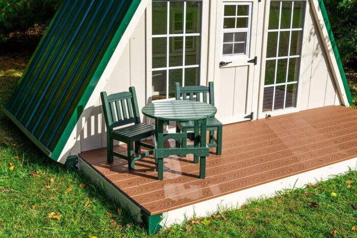 King-Swings-The-Summit-A-Frame-Playset-Front-Table