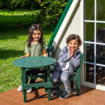 King-Swings-The-Summit-A-Frame-Playset-Front-W-Kids-Table