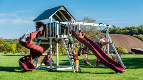 King-Swings-Wave-Rider-Vinyl-Swing-Set