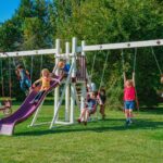 King-Swings-Wish-Bears-Dream-Vinyl-Swing-Set-W-Kids