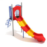 Playground-Equipment-5-Foot-Slide-with-Snake-Climber-Front