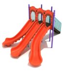 Playground-Equipment-5-Foot-Triple-Sectional-Split-Slide