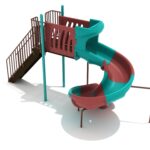 Playground-Equipment-6-Foot-Sectional-Spiral-Slide-Back