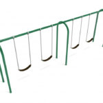 Playground-Equipment-8-Feet-High-Elite-Arch-Post-Swing-2-Bays